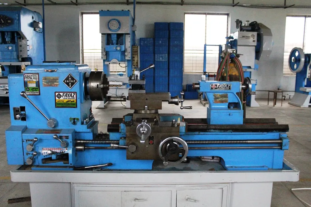 Lathe machine in the Stellar MPM tool room
